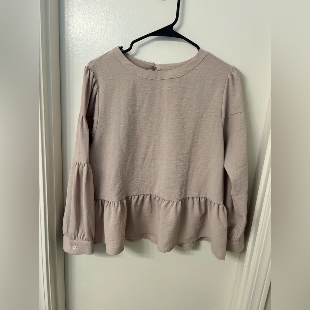 Taupe Blouse